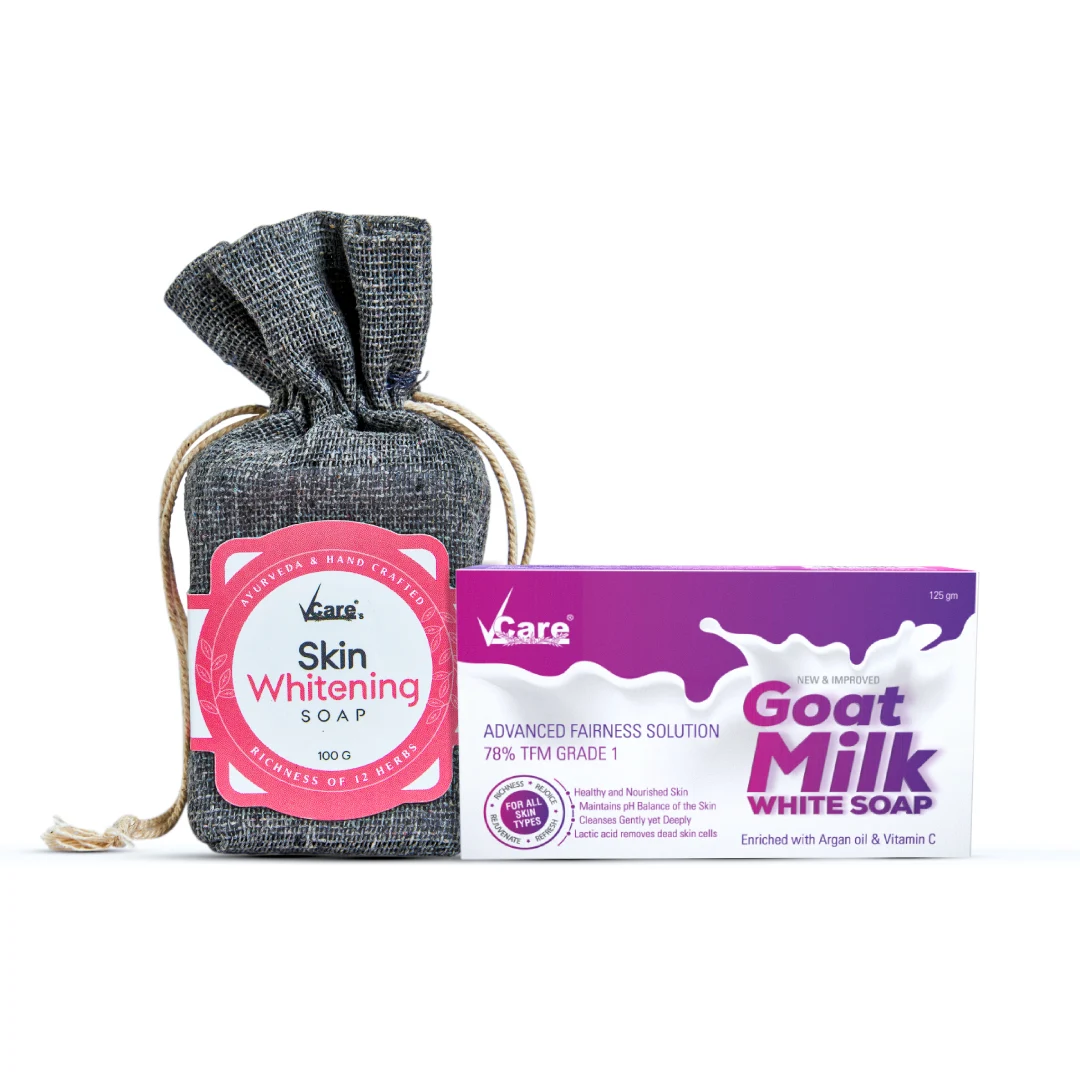 Premium Skin Brightening Duo - Goat Milk and Whitening Soap